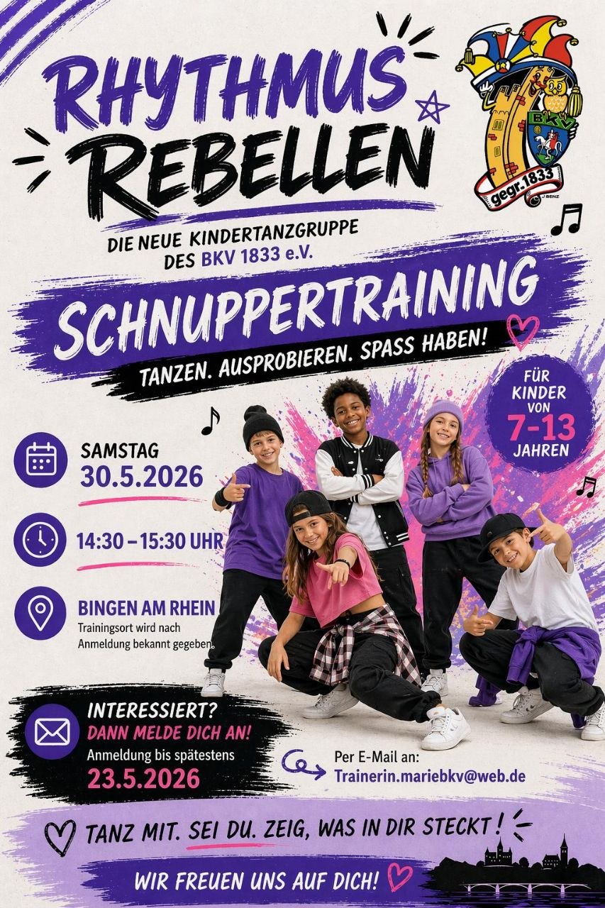 Rhythmus Rebellen Schnuppertraining